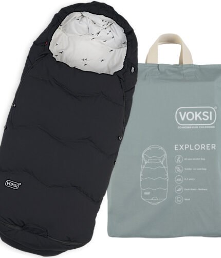 Voksi Explorer Baby Footmuff Black
