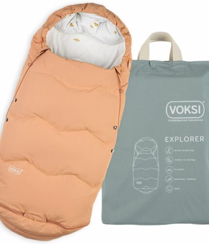 Voksi Explorer Baby Footmuff Peach