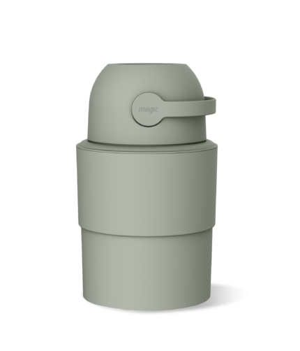 Pure Magic Heka Baby Diaper Pail, Medium - Lichen