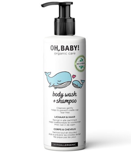 Oh, Baby! Organic & Vegan Body Wash and Shampoo, 250 ml